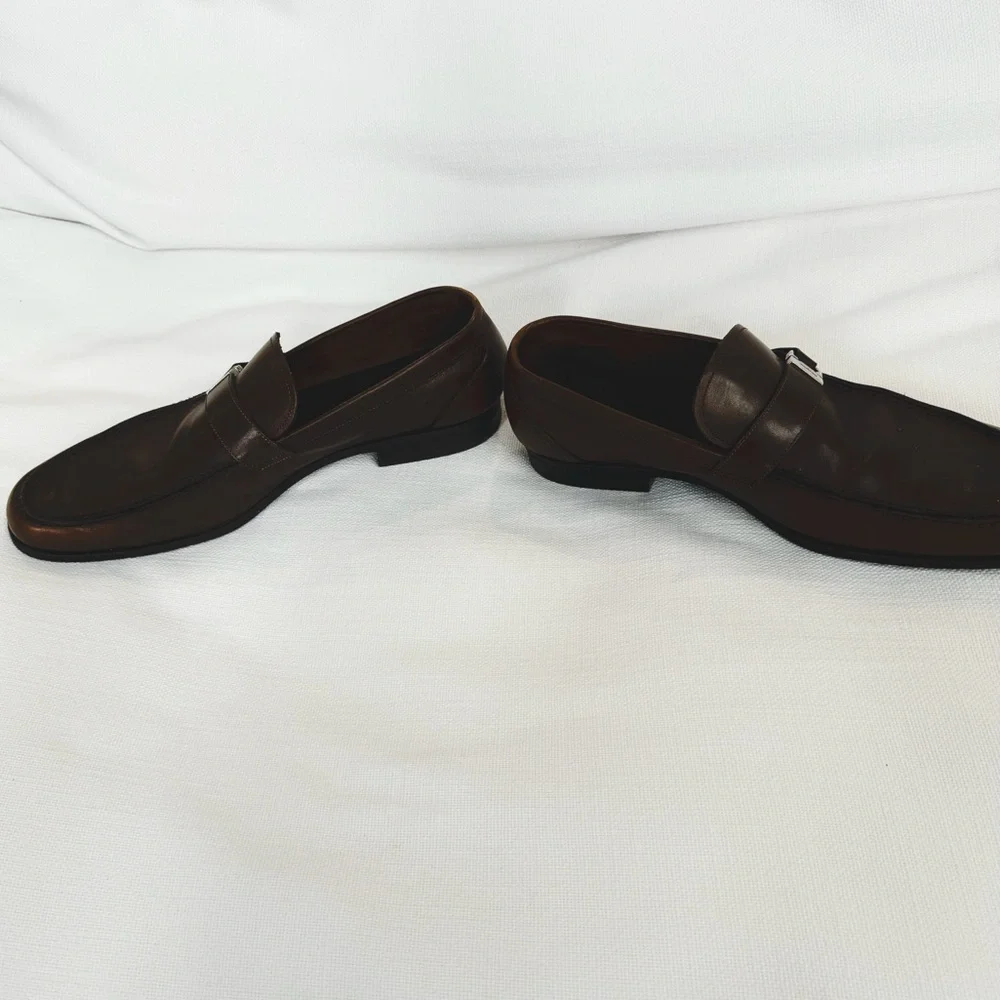 Ferragamo men’s brown loafers - Picture 3 of 5